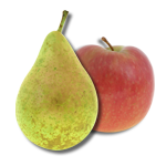 Imagen manzana y pera