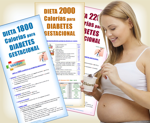 Imagen portadilla dietas diabetes gestacional